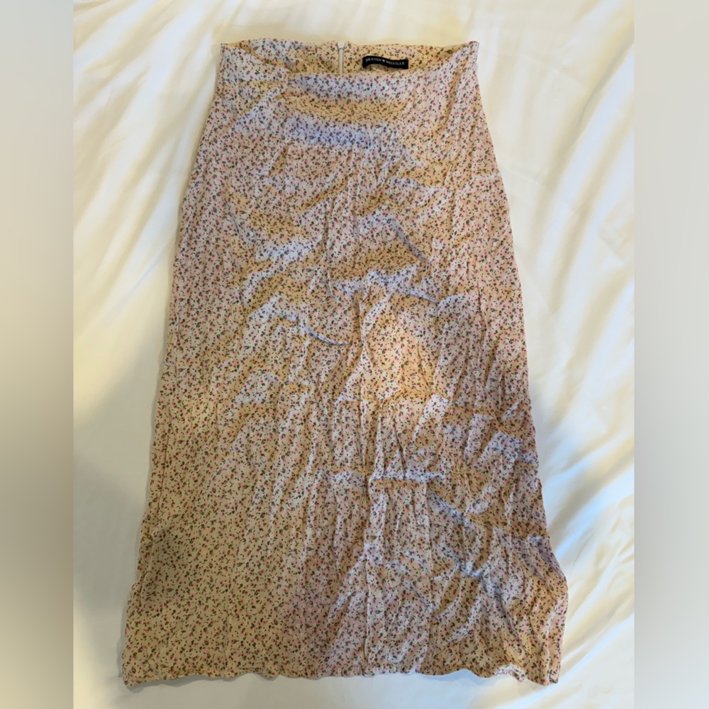 Brandy Melville Floral Maxi Skirt